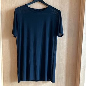 SHEIN Black See-through Swim Cover size M